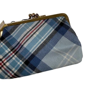 Monedero Diana Princesa de Gales Lochcarron Escocia Tartán Cuadros Kisslock - Imagen 1 de 7