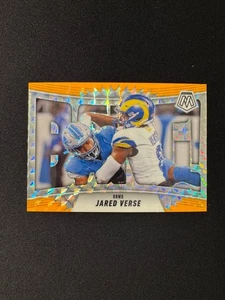 2025 Panini Mosaic Orange Fluorescent Bang! Jared Verse #2 Los Angeles Rams - Picture 1 of 2