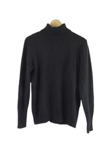Jersey cuello tortuga tejido negro Amelius 'Manor' L | Nuevo con etiquetas (no en caja) por Reluv Clo - Imagen 1 de 2
