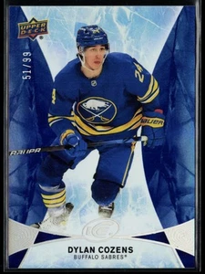 Cubierta superior Ice Royal Blue #82 Dylan Cozens 51/99 2020-21 - Imagen 1 de 2