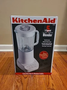 KitchenAid KSB5 Ultra Power Blender White 5-Speed 40oz. Glass Pitcher. NEW.  - Picture 1 of 6