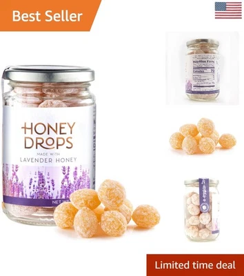 Gotas de miel de lavanda - Caramelo europeo artesanal, 7 oz de Provenza, Francia Foto 1 de 4