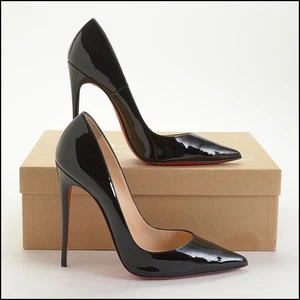 Tacones de aguja RDC14647 CHRISTIAN LOUBOUTIN charol negro So Kate 120 talla 38,5 - Imagen 1 de 8