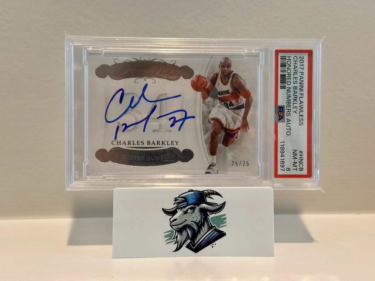 Charles Barkley Phoenix Suns Autographed Basketball Trading Cards