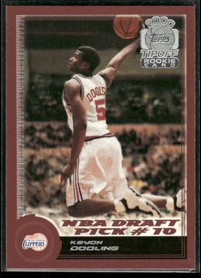2000-01 Topps Tipoff Keyon Dooling Rookie Los Angeles Clippers #134 - Image 1 of 2