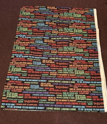 Quilting treasures” VeggieTales” ( 1 1/2 yards 44 Wide) - Image 1 of 4