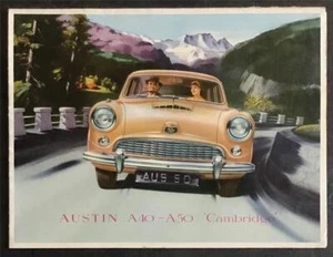 AUSTIN A40 - A50 CAMBRIDGE Car Sales Brochure c1955 #1129/D - Picture 1 of 3