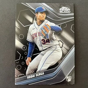 2023 Topps Chrome Black Rookie #98 Kodai Senga New York Mets - Picture 1 of 2