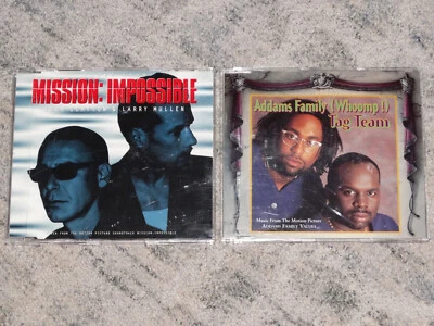 2CDs Theme from Mission: Impossible 1996 & Tag Team-Addams Family (Whoomp!) 1993 - Bild 1 von 4