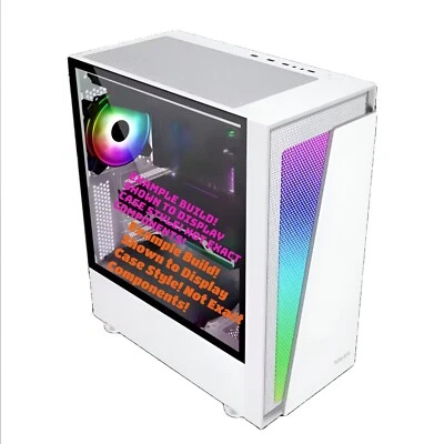 Gaming Computer Desktop PC New Tower System Ryzen 7 AMD 16GB RAM 500GB SSD - Image 1 of 4