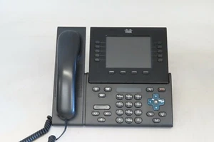 Lot 10x Cisco CP-8961-C-K9 IP Phone Black - Afbeelding 1 van 7