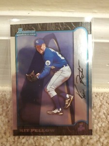 1999 Bowman Intl. Baseball Card | Kit Pellow | Kansas City Royals | #106