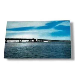 Postkarte Coastal Highway Brücke über Great Channel Stone Harbor New Jersey C340 - Bild 1 von 2