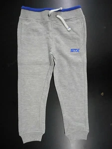 Toddler/Boys STX $24 Blue & Lt. Heather Gray Jogger Pants Sizes 2T - 14/16 - Picture 1 of 3