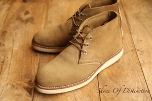 Botas Derby Redwing Red Wing 3149 Marrón Tostado Gamuza Zapatos Para Hombre UK 7 US 8 D EU 41 - Imagen 1 de 11