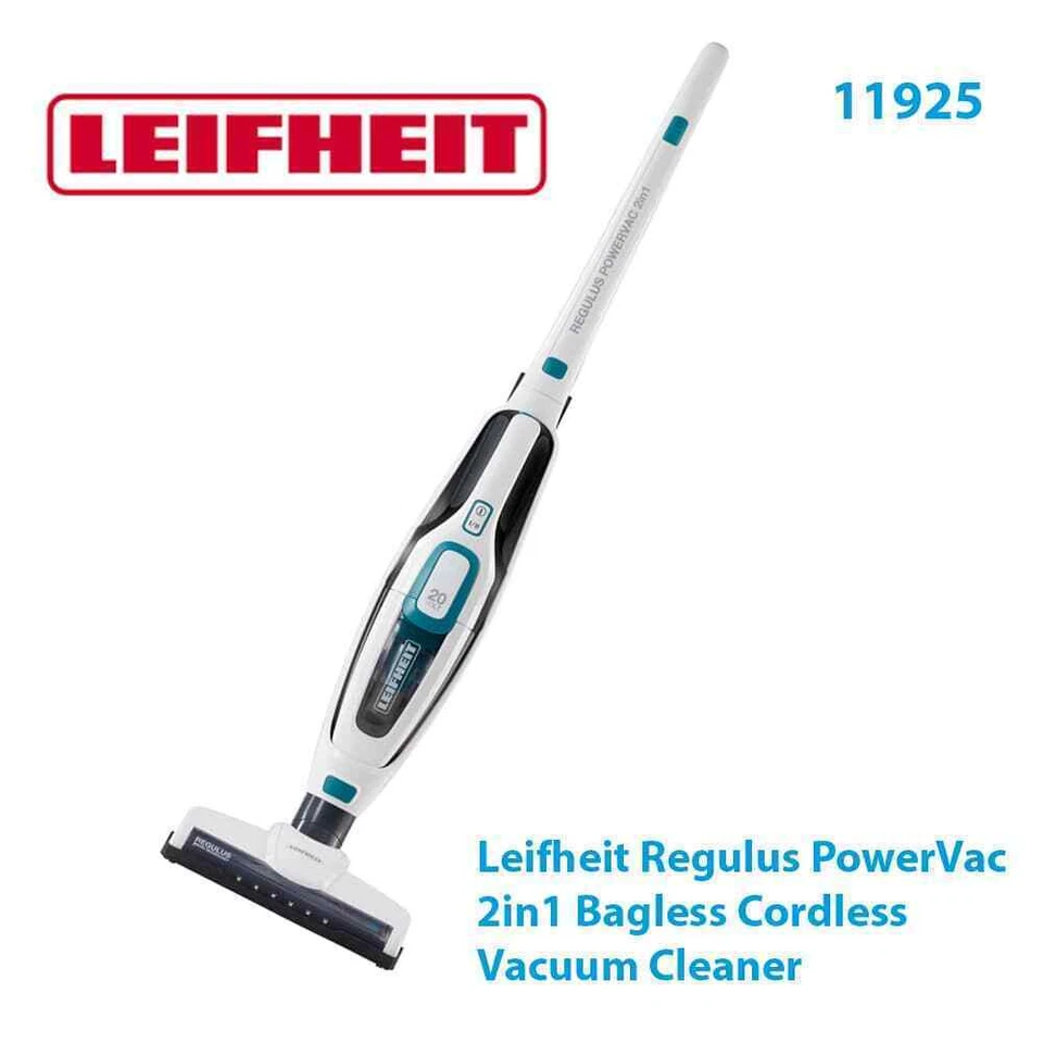 Leifheit Regulus PowerVac 2in1 Weiß Akku-Handstaubsauger (11925)