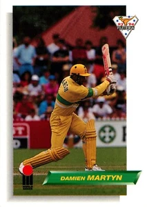 1993 1994 AUSTRALIA Cricket Card DAMIEN MARTYN GEOFF MARSH Error Futera - Bild 1 von 3