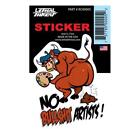 Autocollant-Sticker Marque Lethal Threat Motif No Bullshit Artist 7X11cm