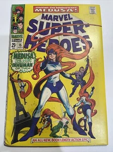 Marvel Super-Heroes #15 1st Solo Medusa! Key! - Imagen 1 de 7