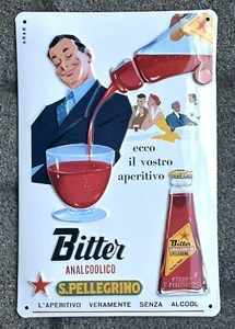 Werbeschild Bitter Sanpellegrino aus Blech 30x20cm - Bild 1 von 6
