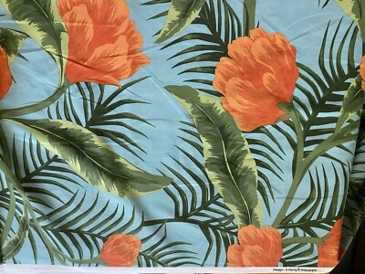  Tela de algodón IKEA SOMMAR 2020 NUEVA por yarda CORTINA MEDIANA PESO 59" verde Foto 1 de 4