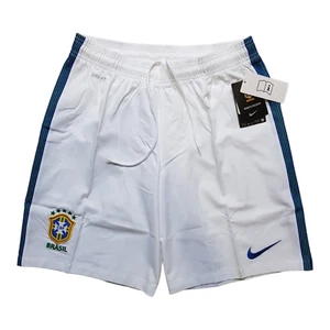 Men's Nike Brazil Football Squad Shorts Player Wear White size MEDIUM - Picture 1 of 4