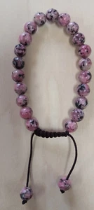 Pink rhodonite stone bracelet New from Nepal - Bild 1 von 2