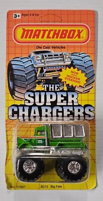 Monster Truck Big Pete 4x4 de colección Matchbox Diecast The Super Chargers Foto 1 de 2