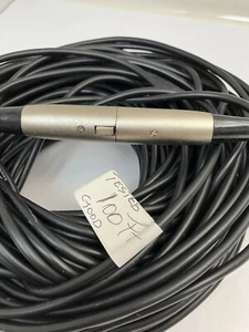Microphone Lead Shure 3-pin XLR MaleFemale Cable Wire Low Impdnc SM86 SM58 100ft - Picture 1 of 7