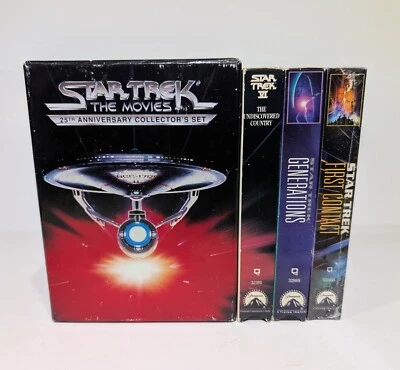 Лот из 8 фильмов на видеокассетах Star Trek 1980-90-е 1-8  - Изображение 1 из 4