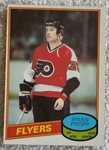 Brian Propp 1980-81 O-Pee-Chee Rookie Hockey Card #39 Philadelphia Flyers - Foto 1 di 2