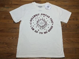 Harry Potter Marauders Map T Shirt Size Medium Wizarding World Up To No Good - Picture 1 of 6