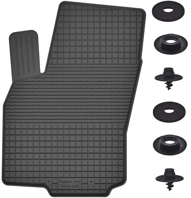 Driver Rubber Floor Mat: Vauxhall Astra G Convertible, Coupe, Bertone 1998-2009 - Image 1 of 3