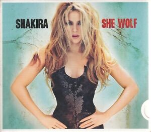 Étui CD rare SHAKIRA She Wolf Euro