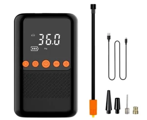 Cordless Portable 50W Air Pump Tires Bikes Pool Toys 7.4 Volts Cord Attachments - Picture 1 of 7