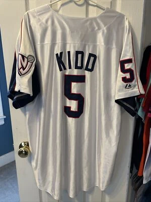 Camiseta de béisbol blanca para hombre Jason Kidd New Jersey Nets baloncesto majestuosa 2XL Foto 1 de 4