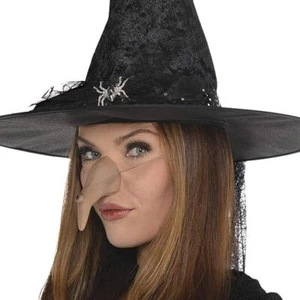 Witch Nose Suit Yourself Fancy Dress Up Halloween Costume Accessory 2 COLORS - Picture 1 of 3