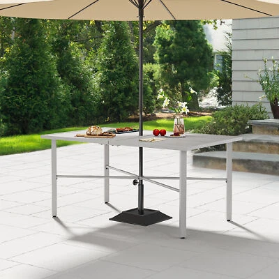 59" Rectangular Outdoor Patio Dining Table 6-Person Outdoor Patio Dining Table - Image 1 of 4