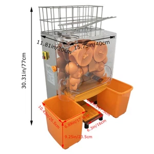 PreAsion 110V Commercial Orange Juicer Machine, Electric Orange Press Juicer, Ci - Picture 1 of 6