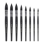 Round Head Black Paint Brush Drawing Art Brush Pro  School Art Supplies
