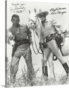 Lone Ranger an Tonto Lienzo Estirado Envolvente Impresión Giclee Foto Arte De Colección - Imagen 1 de 2