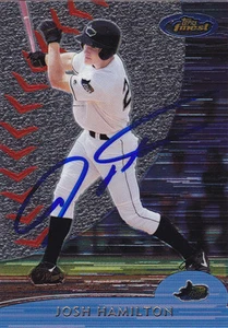 JOSH HAMILTON TAMPA BAY RAYS SIGNED CARD REDS TEXAS RANGERS LOS ANGELES ANGELS - Picture 1 of 1