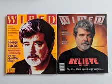 Lot of 2 Wired Magazine February 1997 May 1999 George Lucas Star Wars Trilogy