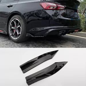 Spoiler divisor de barbilla labio trasero negro brillante para Chevrolet Malibu 2016-2022 - Imagen 1 de 12