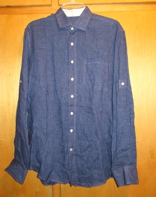 Bobby Jones 1930 Size MED 100% Cotton Chambray Denim Golf/Casual Shirt NWOT - Image 1 of 4