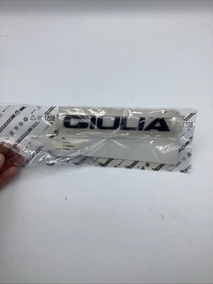 Alfa Romeo Giulia Emblem Badge Letters Chrome Genuine Oem 2017-2022 - Image 1 of 4