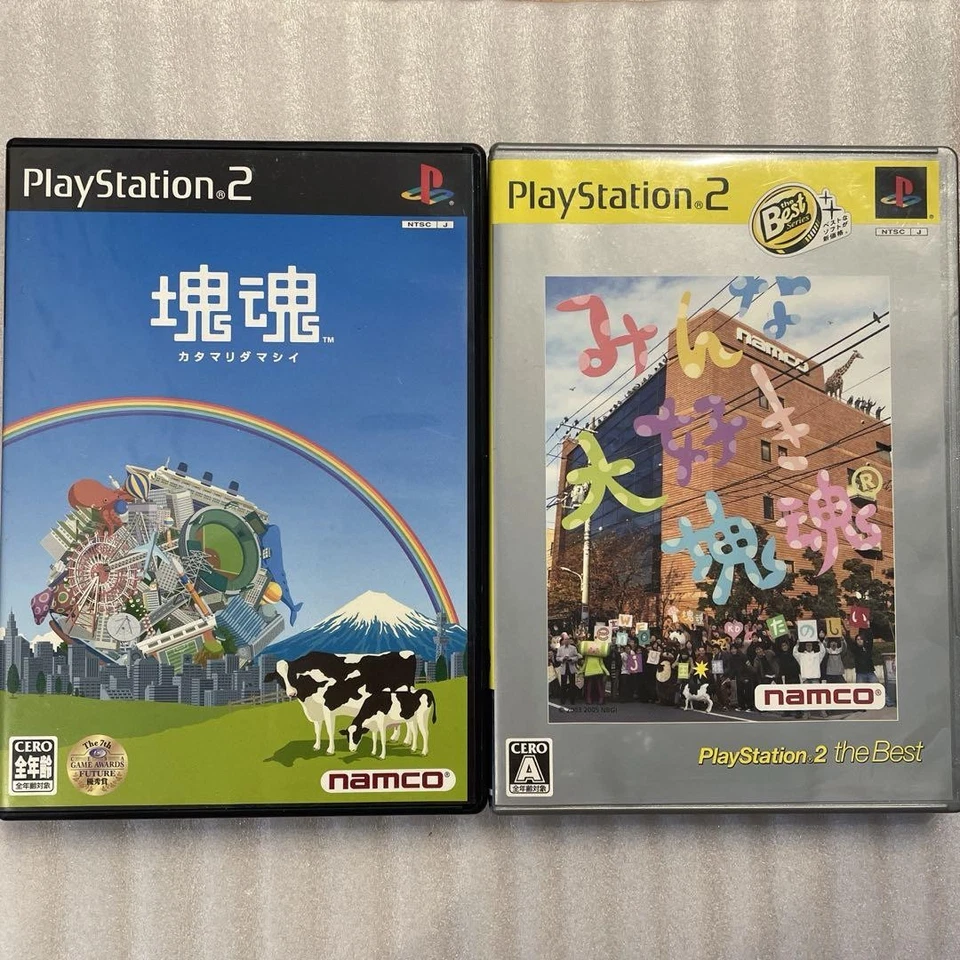Katamari Damacy & We Love Katamari (Minna Daisuki)  PlayStation 2 PS2 Japan Ver. - Image 1 of 4