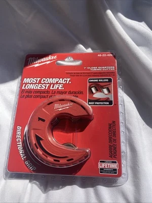 MILWAUKEE 48-22-4262  1" Close Quarters Tubing Cutter - BRAND NEW FACTORY SEALED - Image 1 of 2