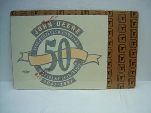 JOHN DEERE 50 YEARS OF LEADERSHIP, 1947 - 1997, HARVESTER COMBINE DECAL - Picture 1 of 3