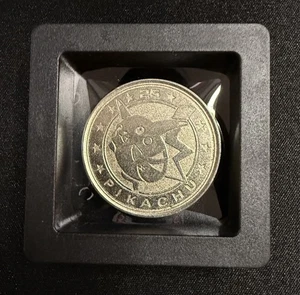 Vintage Pokemon Pikachu Metal Coin #25 2000 Nintendo Wizards - Picture 1 of 4